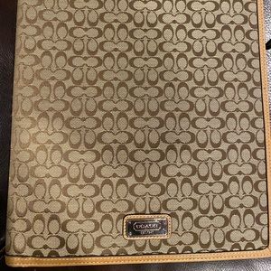 Coach Portfolio and lap top sleeve